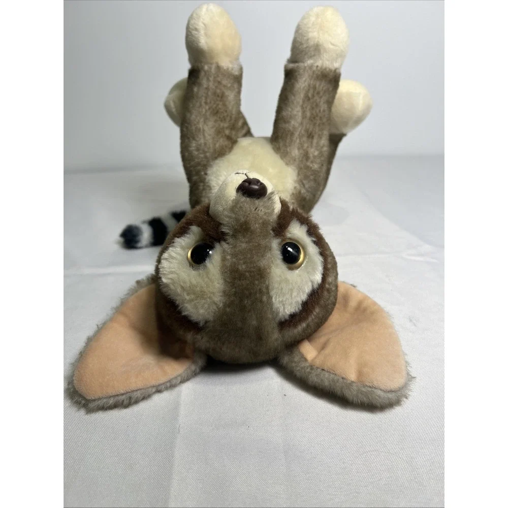 THE PETTING ZOO RECYCLED RING TAIL CAT PLUSH STUFFED ANIMAL